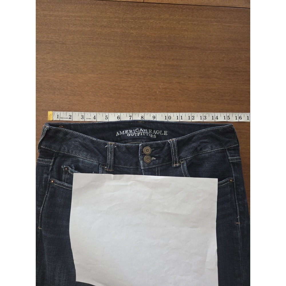 American Eagle Artist Stretch Jeans Women's 8x29.5 Bootcut Flare - Picture 7 of 10